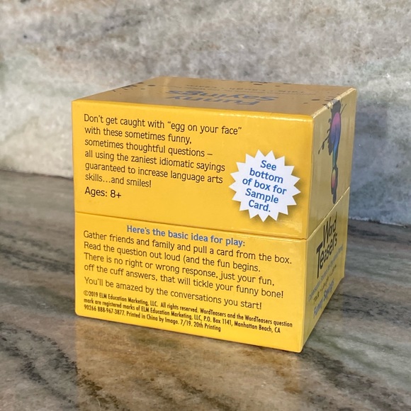 Word Teasers Funny Sayings - cards - Picture 3 of 5